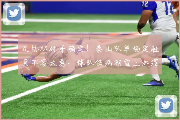 足协杯对手确定！泰山队单场定胜负不容大意，球队伤病潮雪上加霜